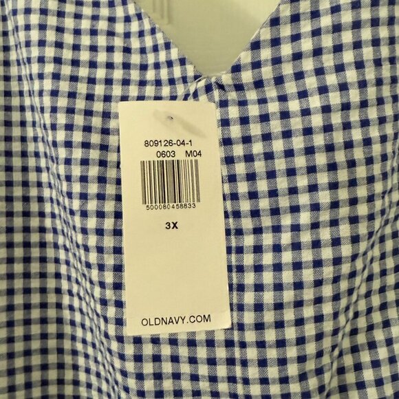 Old Navy Tiered Seersucker All-Day Maxi Dress Size 3X - Picture 5 of 10